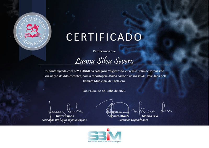 certificado luana