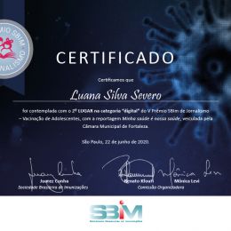 certificado luana